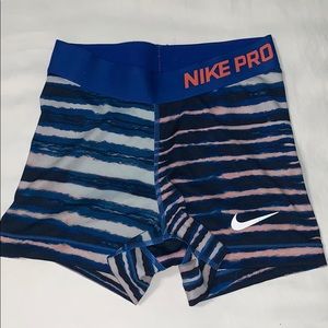 Blue Zebra Dri-Fit Nike Shorts